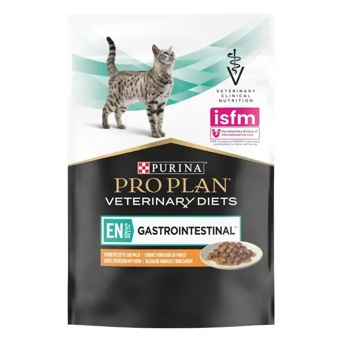 PRO PLAN® VETERINARY DIETS EN GASTROINTESTINAL Cat Κομματάκια σε σάλτσα Κοτόπουλο