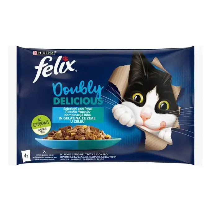 Τα FELIX As Good As It Looks ποικιλία ψαρικών σε ζελέ είναι μια σειρά από νόστιμα γεύματα.