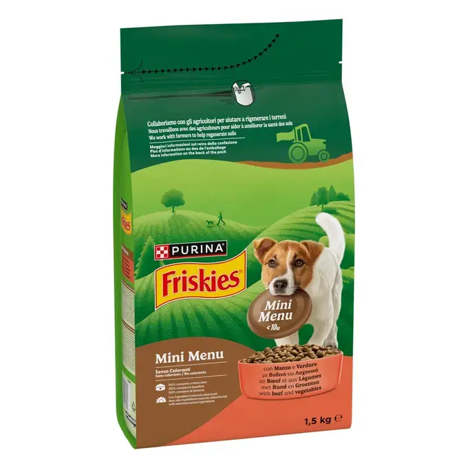 Friskies®Mini Menu (για Μικρόσωμους Σκύλους) Βοδινό 