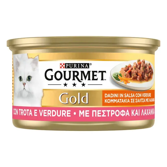 GOURMET™ Gold Κομματάκια σε σάλτσα Πέστροφα & Λαχανικά 