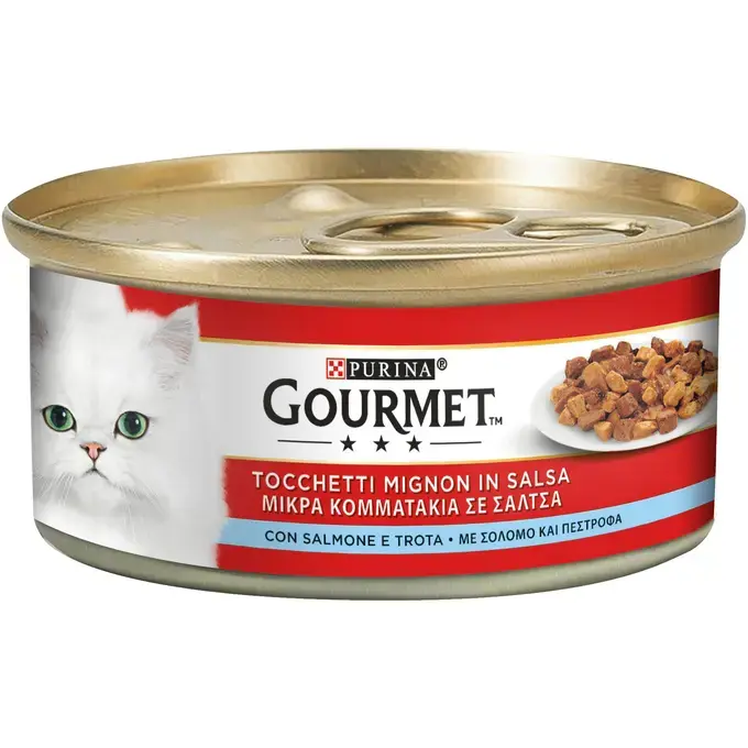 GOURMET™ Κομματάκια σε σάλτσα Πέστροφα & Σολομός