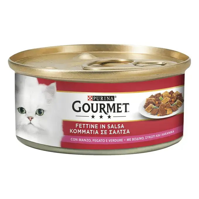 GOURMET™ Κομμάτια σε σάλτσα Βοδινό, Συκώτι & Λαχανικά