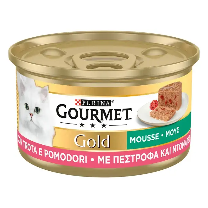 GOURMET™ Gold Μούς με Λαχανικά  με ΠΕΣΤΡΟΦΑ & ΝΤΟΜΑΤΑ