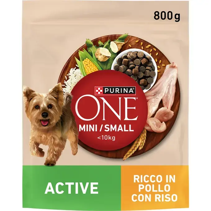 ONE MINI Dog Active Κοτόπουλο & Ρύζι