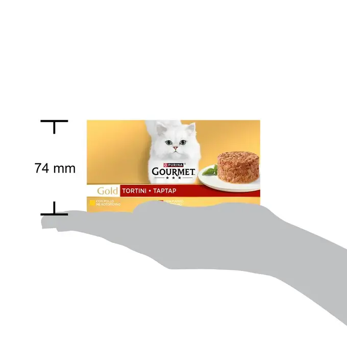 GOURMET™ Gold Ταρταρ Κομματάκια σε σάλτσα Βοδινό Κοτόπουλο (πολυσυσκευασία) 