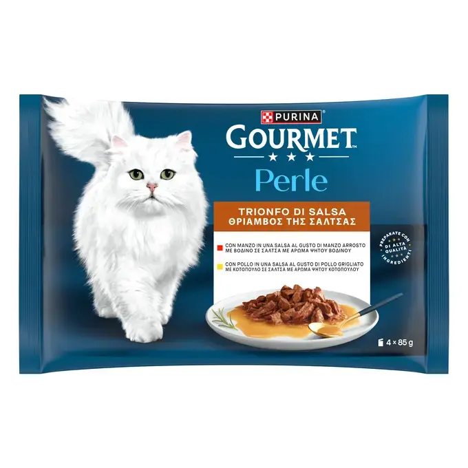 GOURMET™ PERLE Φιλετ‘’Θρίαμβος'' της Σάλτσας με ΒΟΔΙΝΟ & ΚΟΤΟΠΟΥΛΟ (πολυσυσκευασία) 