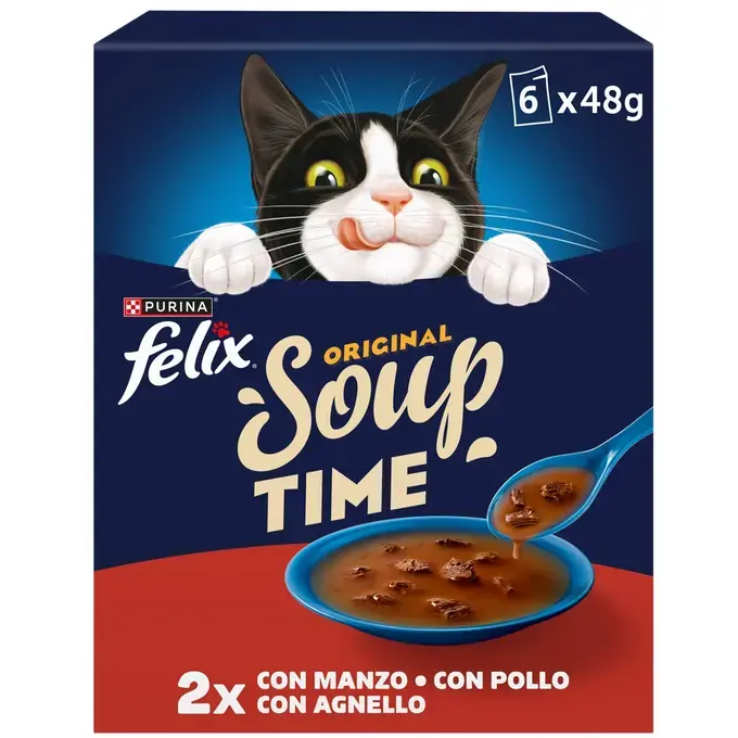 FELIX® Soups Πολυσυσκευασία με Βοδινό, Κοτόπουλο και Αρνί