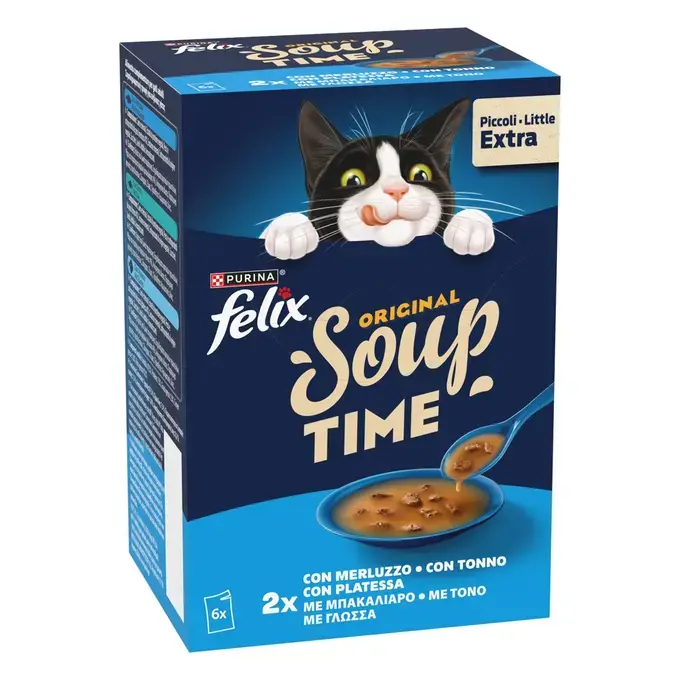 FELIX® Soups Πολυσυσκευασία με Μπακαλιάρο, Τόνο και Γλώσσα