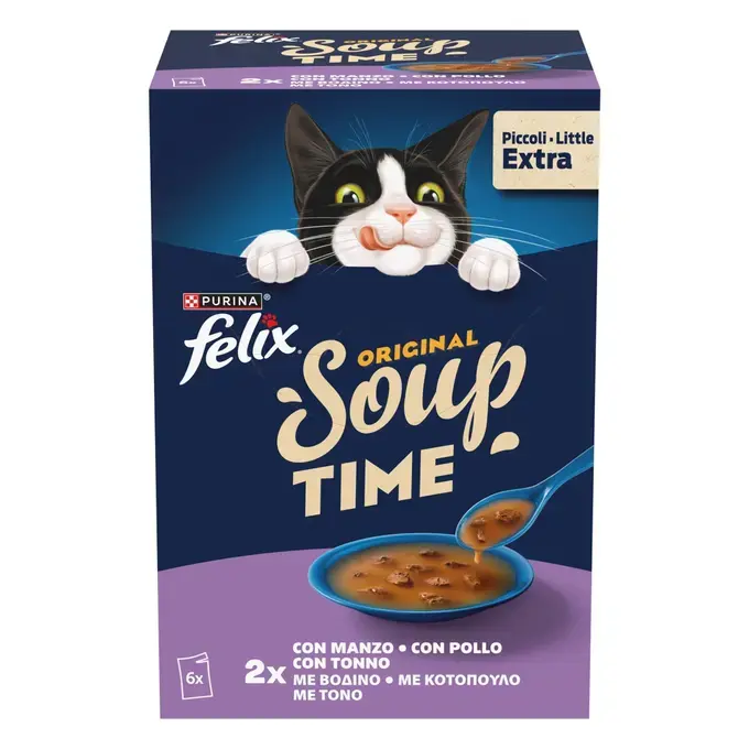 FELIX® Soups Πολυσυσκευασία με Βοδινό, Κοτόπουλο και Τόνο
