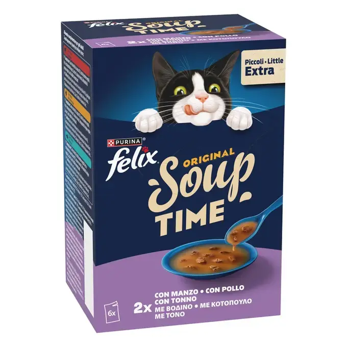 FELIX® Soups Πολυσυσκευασία με Βοδινό, Κοτόπουλο και Τόνο