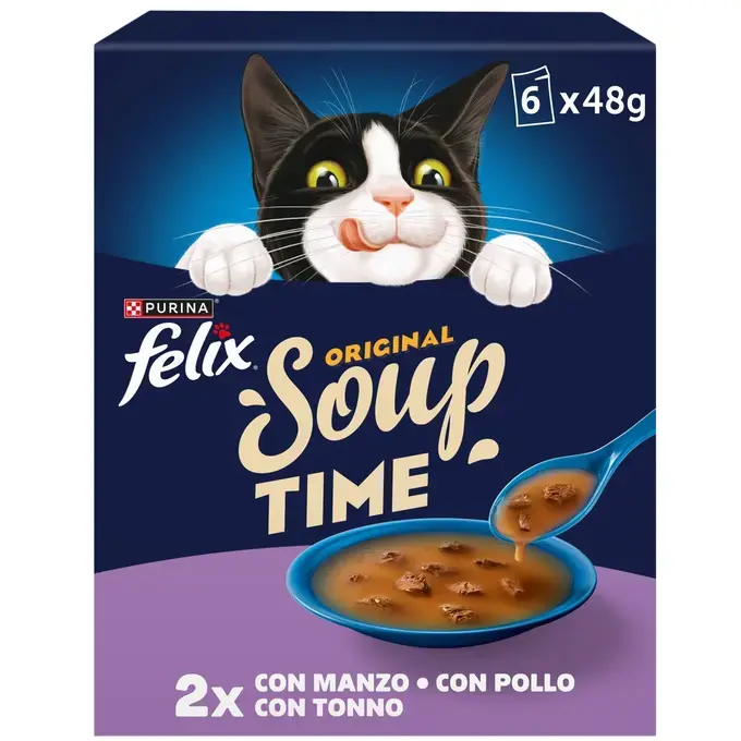 FELIX® Soups Πολυσυσκευασία με Βοδινό, Κοτόπουλο και Τόνο