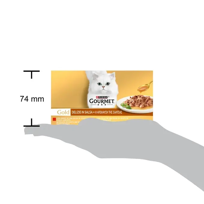 GOURMET™ Gold "Η Απόλαυση της Σάλτσας" με Βοδινό & Κοτόπουλο (Πολυσυσκευασία)