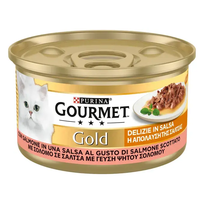 GOURMET™ GOLD "Η Απόλαυση της Σάλτσας" με Σολομό και γεύση ψητού Σολομού