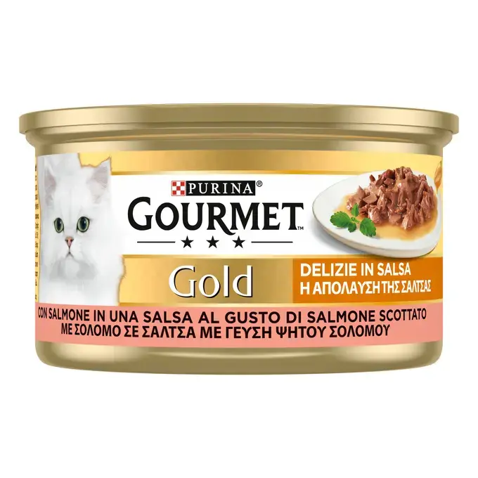 GOURMET™ GOLD "Η Απόλαυση της Σάλτσας" με Σολομό και γεύση ψητού Σολομού