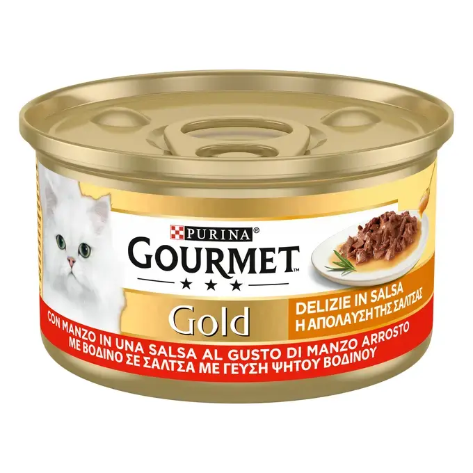 GOURMET™ GOLD "Η Απόλαυση της Σάλτσας" με Βοδινό και γεύση ψητού Βοδινού