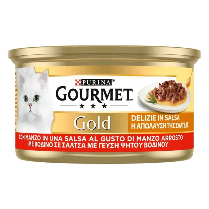 GOURMET™ GOLD "Η Απόλαυση της Σάλτσας" με Βοδινό και γεύση ψητού Βοδινού