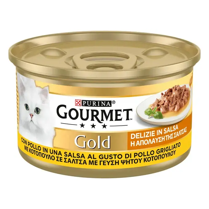 GOURMET™ GOLD "Η Απόλαυση της Σάλτσας" με Κοτόπουλο και γεύση ψητού Κοτόπουλου