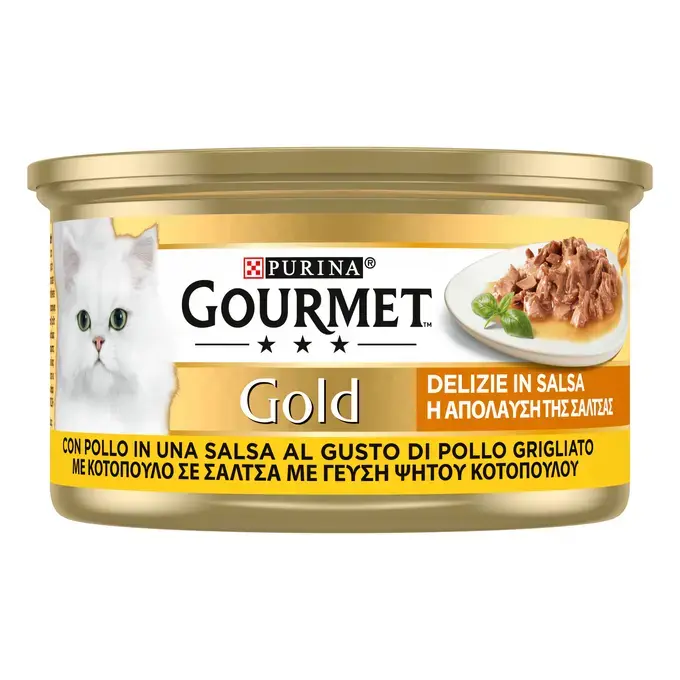 GOURMET™ GOLD "Η Απόλαυση της Σάλτσας" με Κοτόπουλο και γεύση ψητού Κοτόπουλου