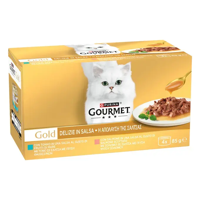 GOURMET™ Gold "Η Απόλαυση της Σάλτσας" με Σολομό & Τόνο (Πολυσυσκευασία)