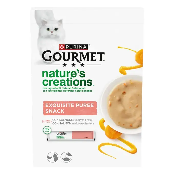 GOURMET™ NATURE'S CREATIONS PUREE με Σολομό και Καρότα