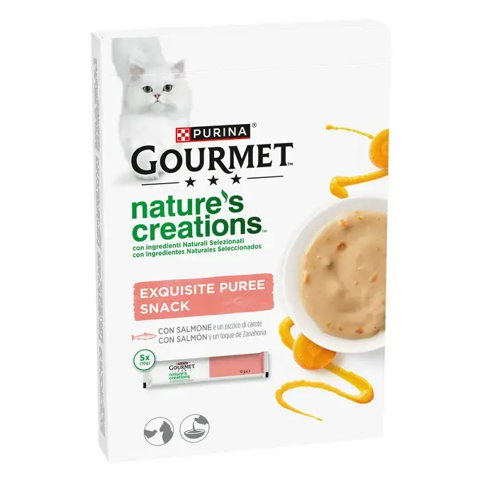 GOURMET™ NATURE'S CREATIONS PUREE με Σολομό και Καρότα