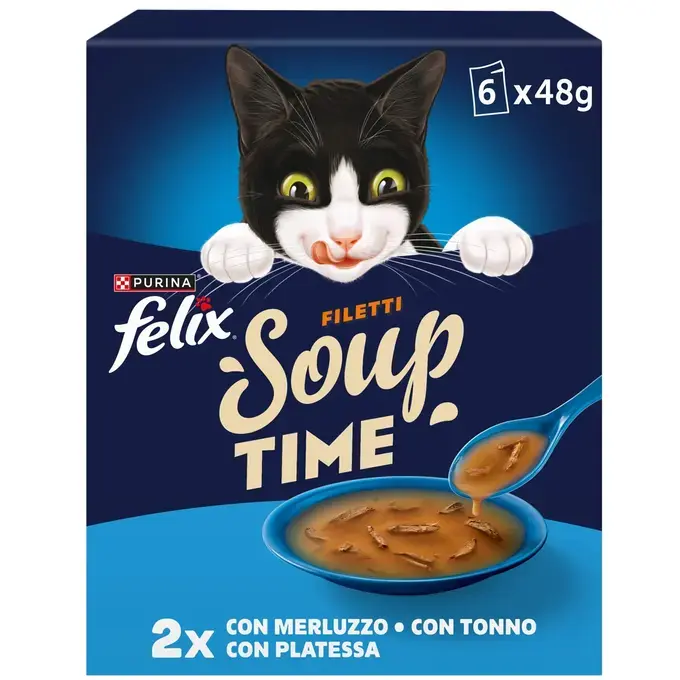 FELIX® Soups Fillet Πολυσυσκευασία με Μπακαλιάρο, Τόνο και Γλώσσα