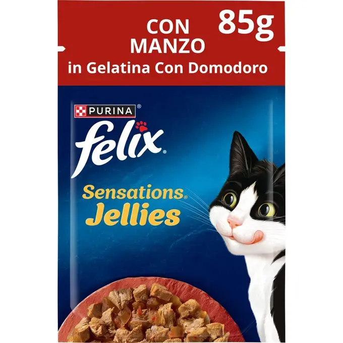 FELIX® Sensations Jellies Βοδινό Ντομάτα