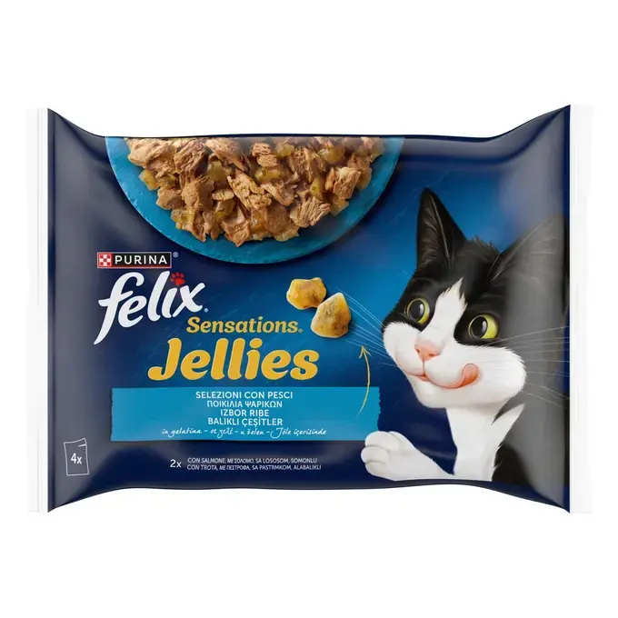 FELIX® Sensations Jellies Πολυσυσκευασία με Σολομό
