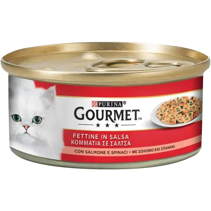 GOURMET™ Κομματάκια σε σάλτσα Σολομός & Σπανάκι