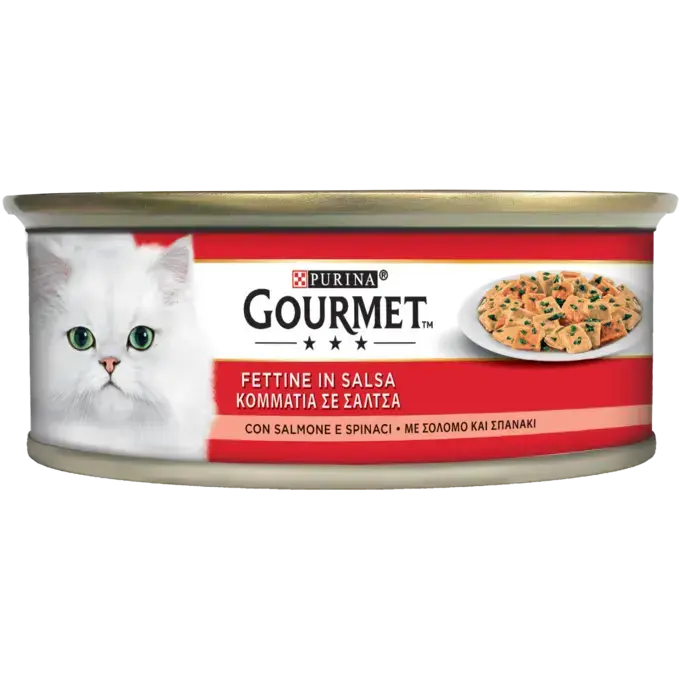 GOURMET™ Κομματάκια σε σάλτσα Σολομός & Σπανάκι