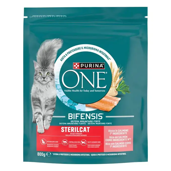 PURINA ONE STERILCAT Σολομός & Σιτάρι