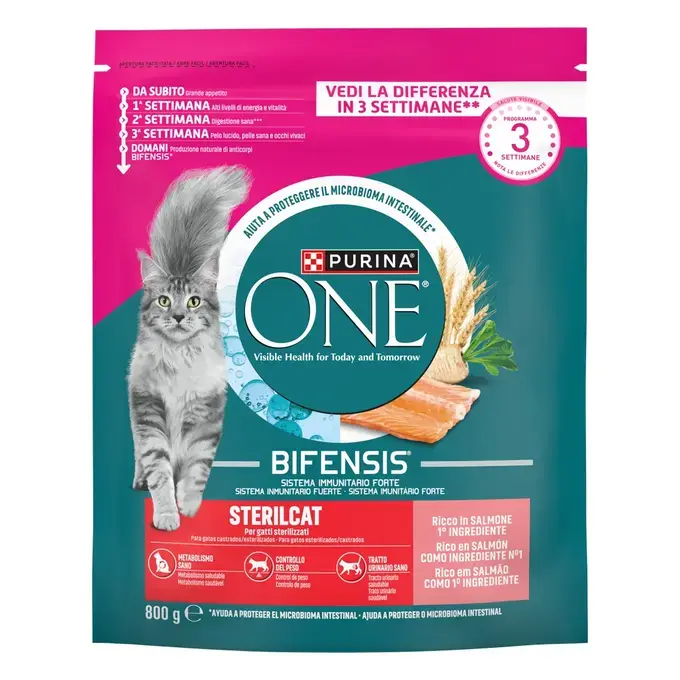 PURINA ONE STERILCAT Σολομός & Σιτάρι