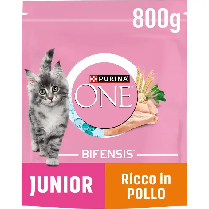 PURINA ONE JUNIOR Κοτόπουλο & Δημητριακά Ολικής Άλεσης