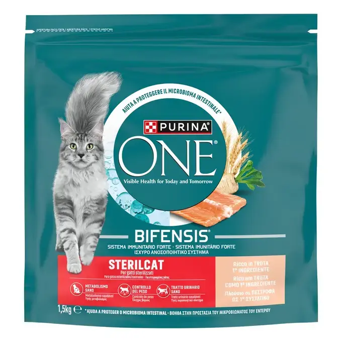 PURINA ONE STERILCAT Πέστροφα & Σιτάρι