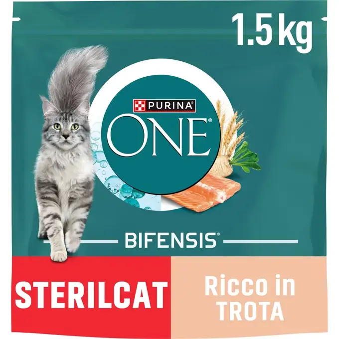 PURINA ONE STERILCAT Πέστροφα & Σιτάρι