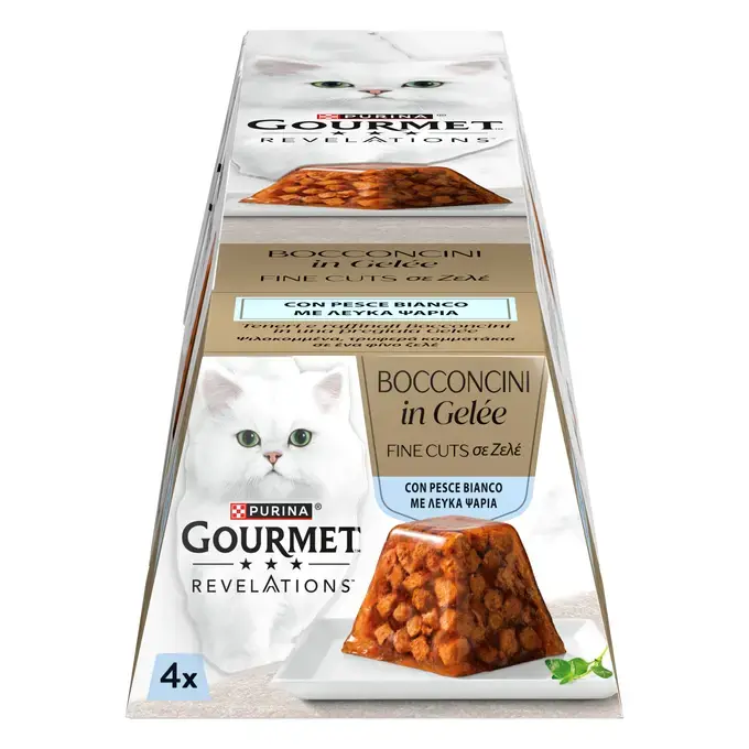 GOURMET™ REVELATIONS Fine Cuts σε Ζελέ με Λευκά Ψάρια 