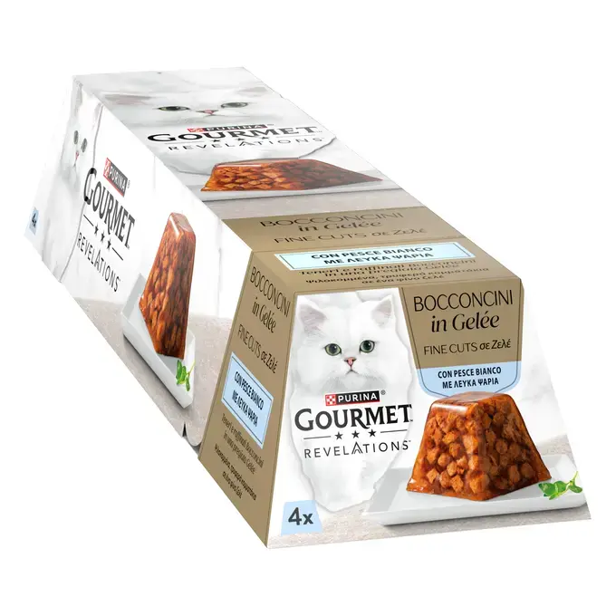 GOURMET™ REVELATIONS Fine Cuts σε Ζελέ με Λευκά Ψάρια