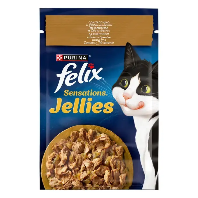 FELIX® Sensations Jellies Γαλοπόυλα Σπανάκι