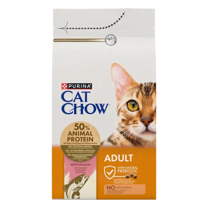 CAT CHOW ADULT Σολομός & Τόνος