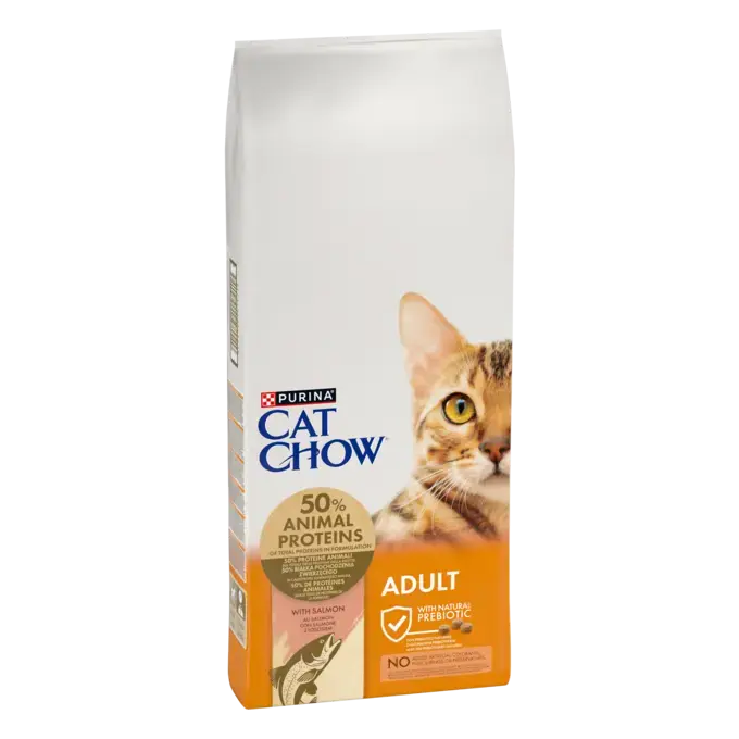 CAT CHOW ADULT Σολομός & Τόνος