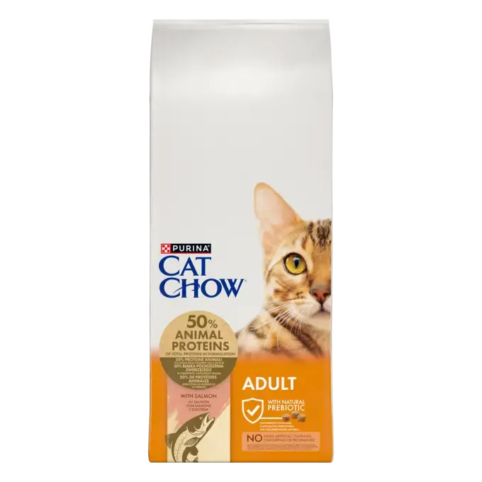 CAT CHOW ADULT Σολομός & Τόνος