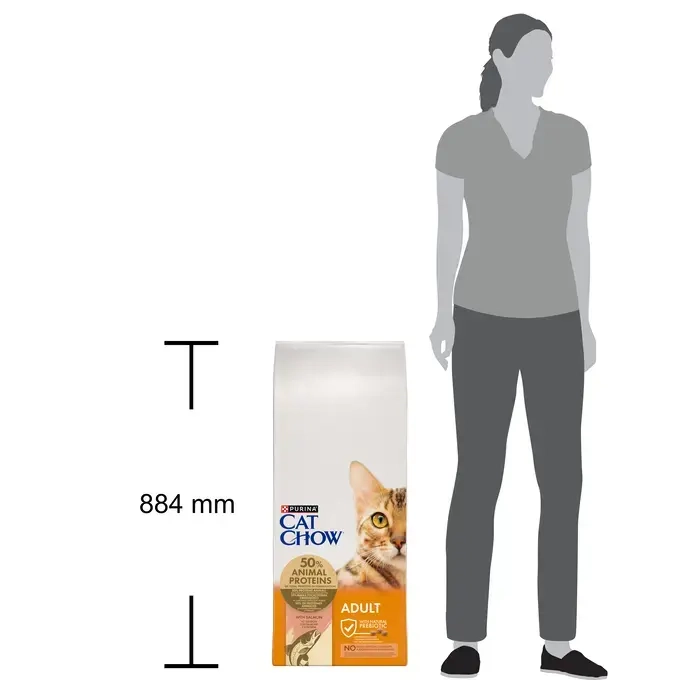CAT CHOW ADULT Σολομός & Τόνος