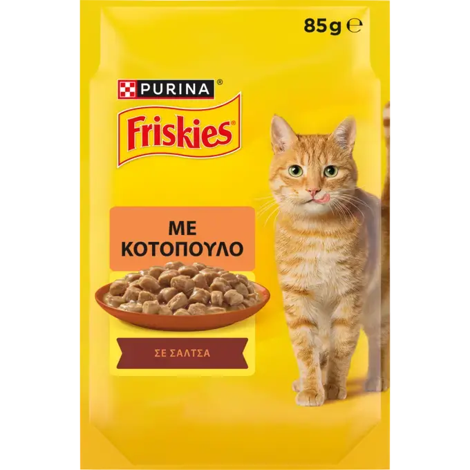 PURINA® FRISKIES® Κοτόπουλο σε Σάλτσα