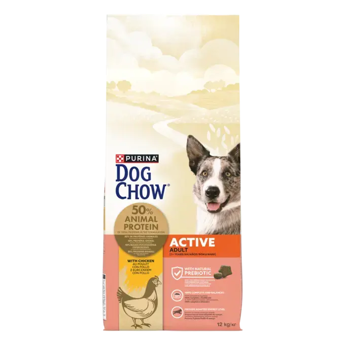 CHOW ACTIVE Dog Κοτόπουλο