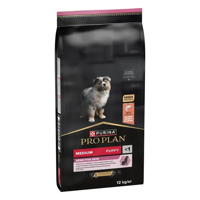 PRO PLAN MEDIUM PUPPY Sensitive skin Σολομός