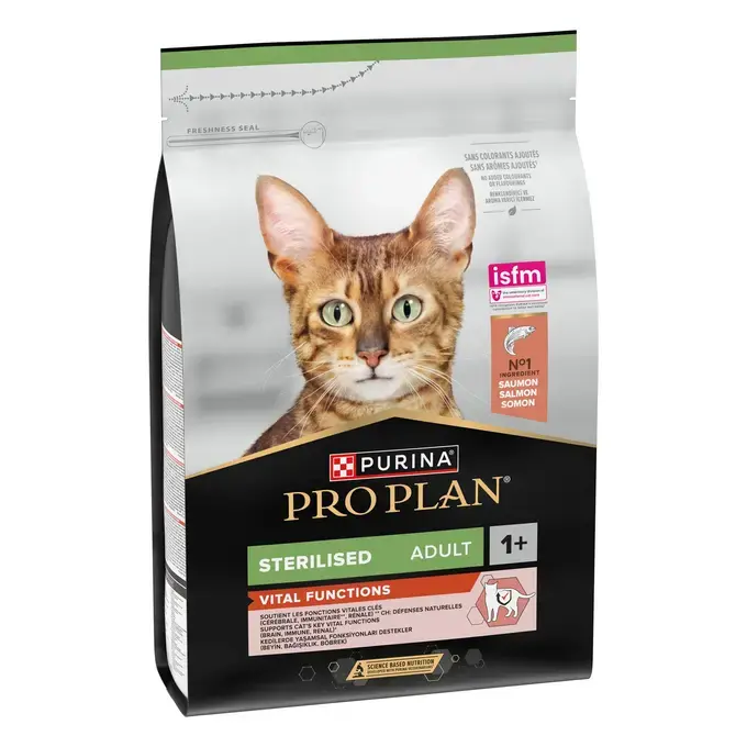 PRO PLAN STERILISED Vital functions Cat Σολομός 