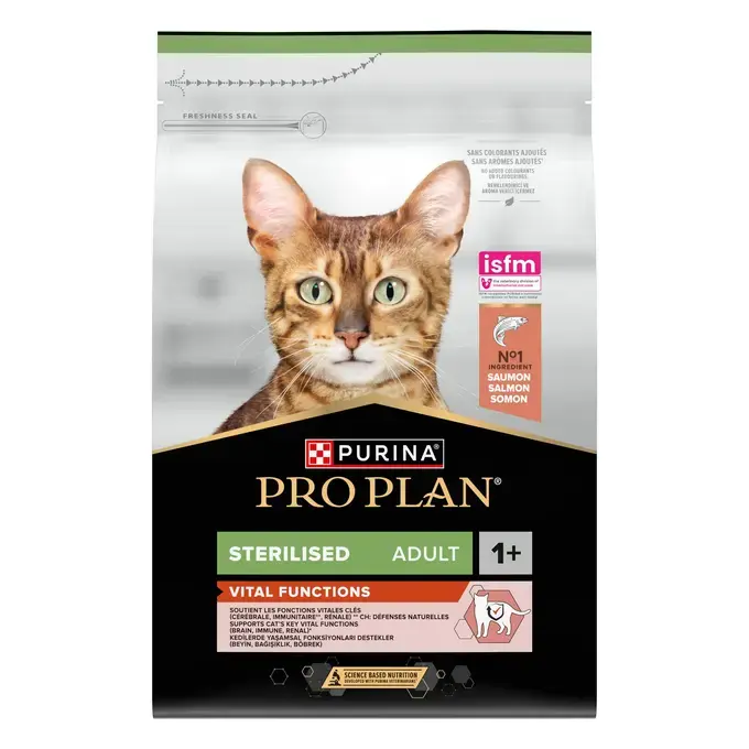 PRO PLAN STERILISED Vital functions Cat Σολομός 