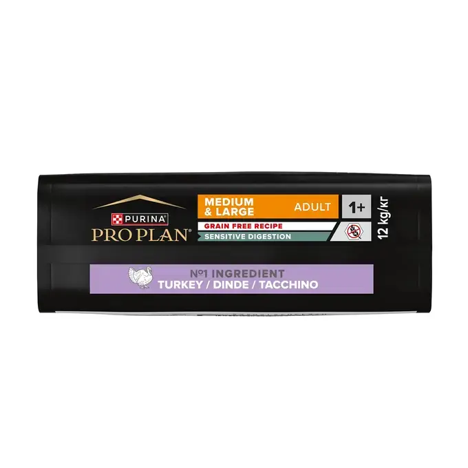 PURINA PRO PLAN MEDIUM&LARGE ADULT GRAIN FREE Sensitive Digestion Γαλοπούλα