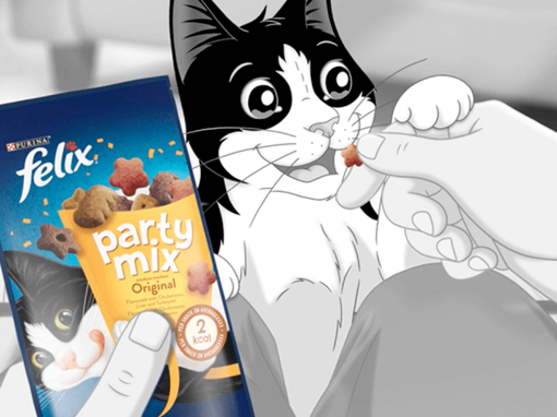 Ο Felix τρώει Party Mix